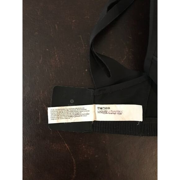 Lululemon AirSupport Bra *High Support, C-DDD Cups Black/Asphalt - Size 34DD - Picture 9 of 11